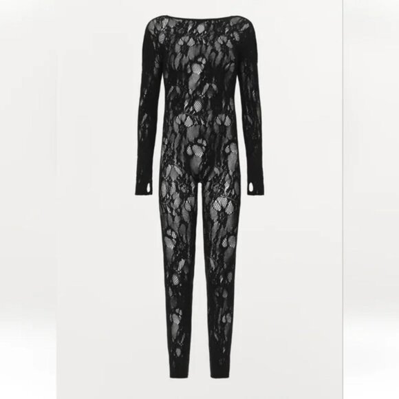 SEAMLESS LACE JUMPSUIT